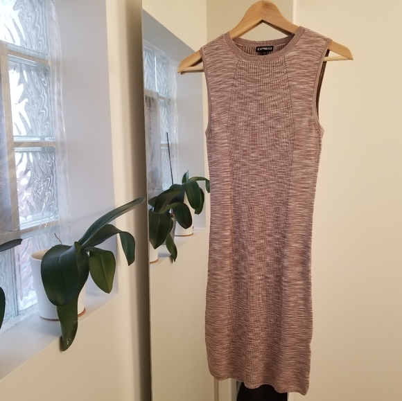NWOT Fitted Express Sleeveless Dress - Picture 1 of 6